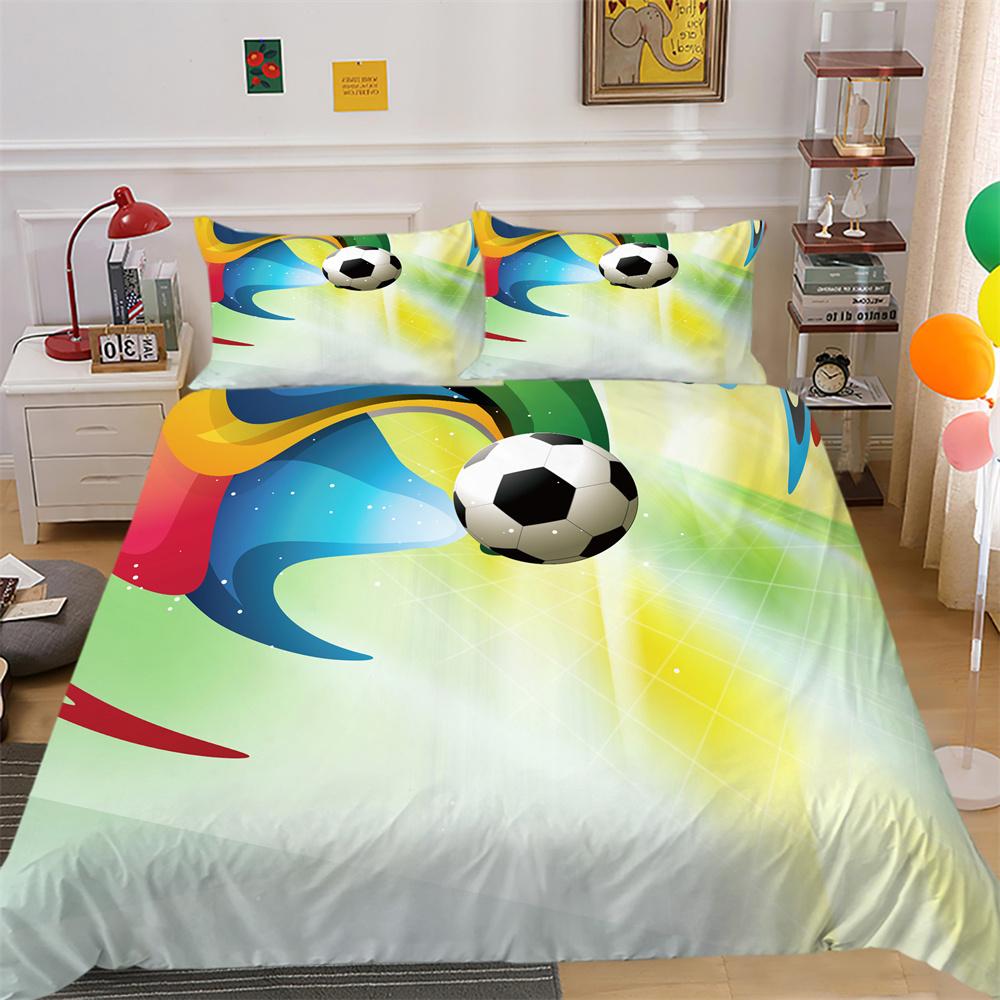 Pościel z nadrukiem w kulki Pokrowiec w pełnym rozmiarze Pościel dla chłopca Projekt Wysokiej klasy poliestrowa, fajna pościel do domu