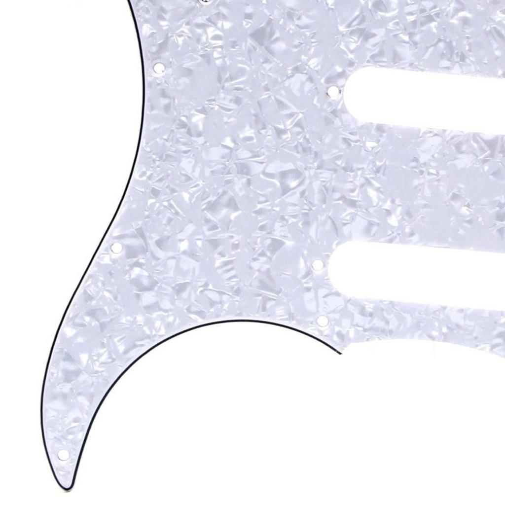 Elektrická kytara Pickguard 3vrstvá deska proti poškrábání pro FD ST S-S-Double Díly Wh
