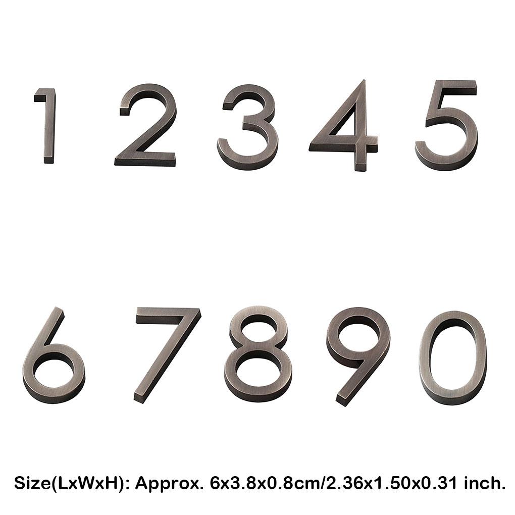 Hotel Plastic 3D Entrance Door Signs Building Indoor Address Plaques Plates Meeting Room Numeral Household Accessories