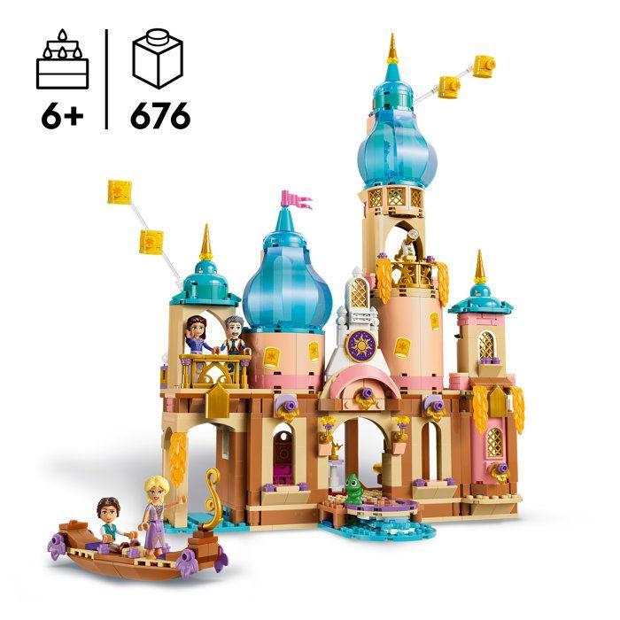 LEGO | Disney Princess 43297 Le Château de Raiponce - Jouet de Construction des 6 ans