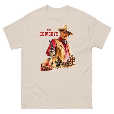 The Cowboys Western TV Graphic T Shirt John Wayne Cowboy Tee