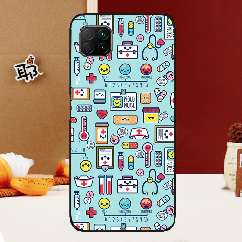 Medical Doctor Nurse Case For Huawei P30 Lite P40 P20 Nova 11 Pro 3i 8i 11i 9 10 SE 5T Y60 Y61 Y70 Y90 Y91 Cover
