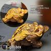 Color-Changing Resin Golden Toad Tea Pet
