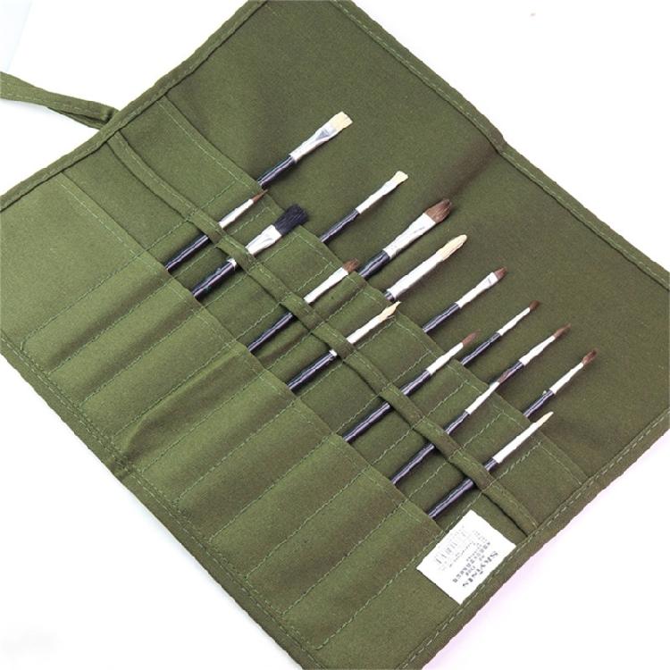 Paintbrush Storage Bag Paint Brush Holder with 22/30 Slots Rolled Up Pen Bag for Art Students