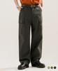 PERSTEP New Line Cargo Wide Work Pants Black Khaki Jylp4694