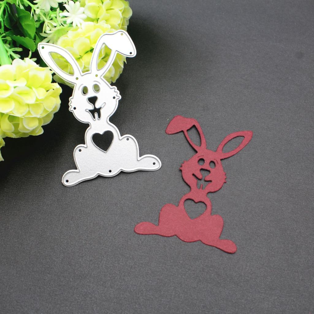 Rabbit Metal Cutting Dies Stencil for DIY Scrapbooking Photo Album Embossing Paper Cards Crafts Diecuts