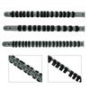 3pcs Socket Rail Holder Storage Organizer 34cm/14inch Gray+Black Hand Tools Designed For Storing Loose Sockets