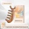 Rosewood Meridian Massage Comb for Face and Scalp Therapy, Unisex, Natural and Paint-Free