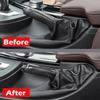 Front Handbrake Brake Handle Cover For BMW F30 E46 E60 E90 E92 Carbon Fiber Look