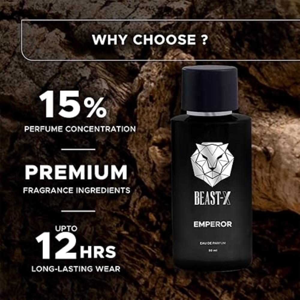 PureSense BEAST - X Emperor Luxury Long Lasting Exotic Perfume Fragrance for Men 50ml