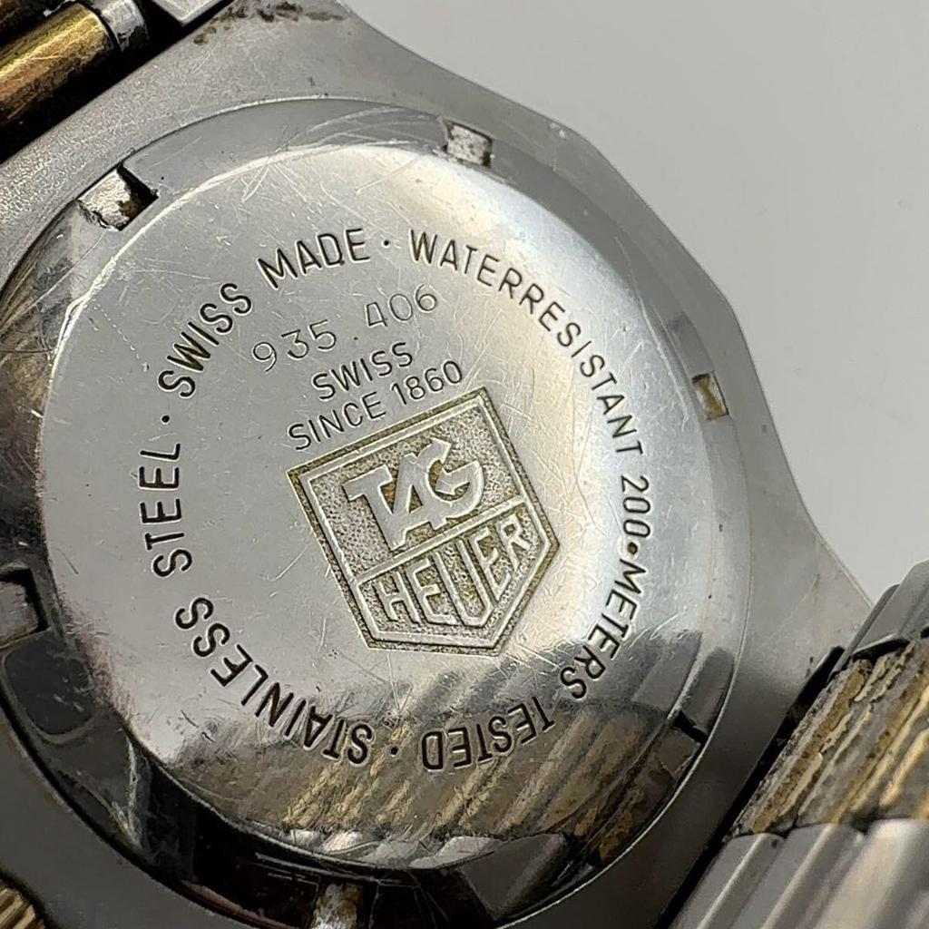 Used TAG HEUER Professional 935.406 Men's Watch / Wristwatch Working Item / Working [M332]