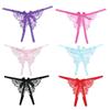 Butterfly Lace Embroidered Panties Thin Belt Bowknot T-Pants Transparent Sexy Mesh Thongs  Gift