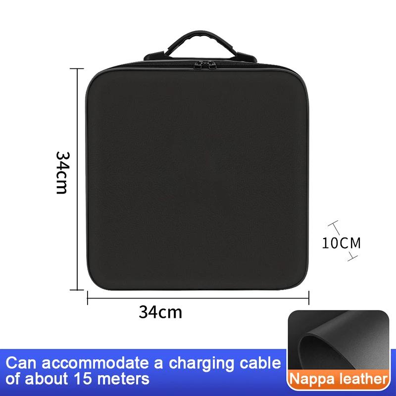 Portable EV Car Charging Cable Storage Box For BYD Denza N7 N8 N9 Z9 GT D9 Electric Vehicle Charger Cables Carry Bag Waterproof