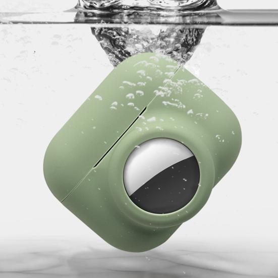 Tracker Protector Multifunctional Simple Design Silicone 2-in-1 Earphones Protective Sleeve for Airpods for Airtag