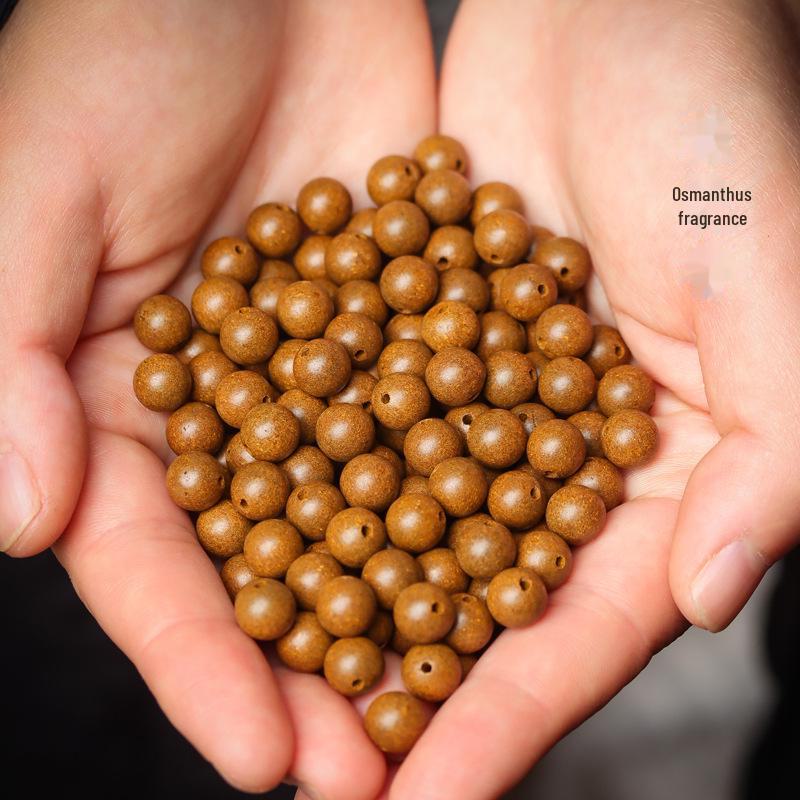Ancient Ginseng Incense Beads Bracelet: Natural DIY Medicinal Incense Beads for Portable Relaxation