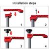 Aluminum Table Clamps Adjustable Benches Dog Clamps For Tables Featuring Adjustable And Firmly Fixed Jaw Pad Firm Grip