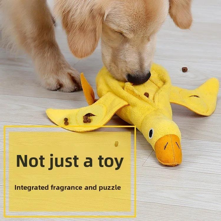Dog Toy,duck Snuffle Mat Toy With Hidden Squeakers, Chew Resistant Plush For Small Medium Dogs, Interactive Puzzle Feeder