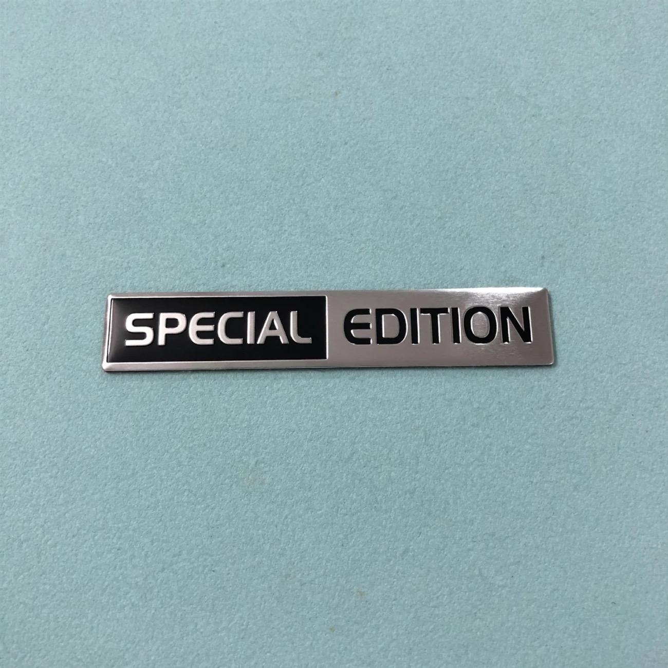 3d Aluminium Special Edition Logo Limited Edition Emblem Sticker Car Interior Exterior Decoration Decal  Accessories 1pc