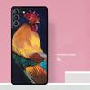 Cock Rooster Chicken Phone Case For Samsung Galaxy S26 S23 Ultra S20 S21 S22 S24 S25 Plus S10 S25 FE Cover Coque