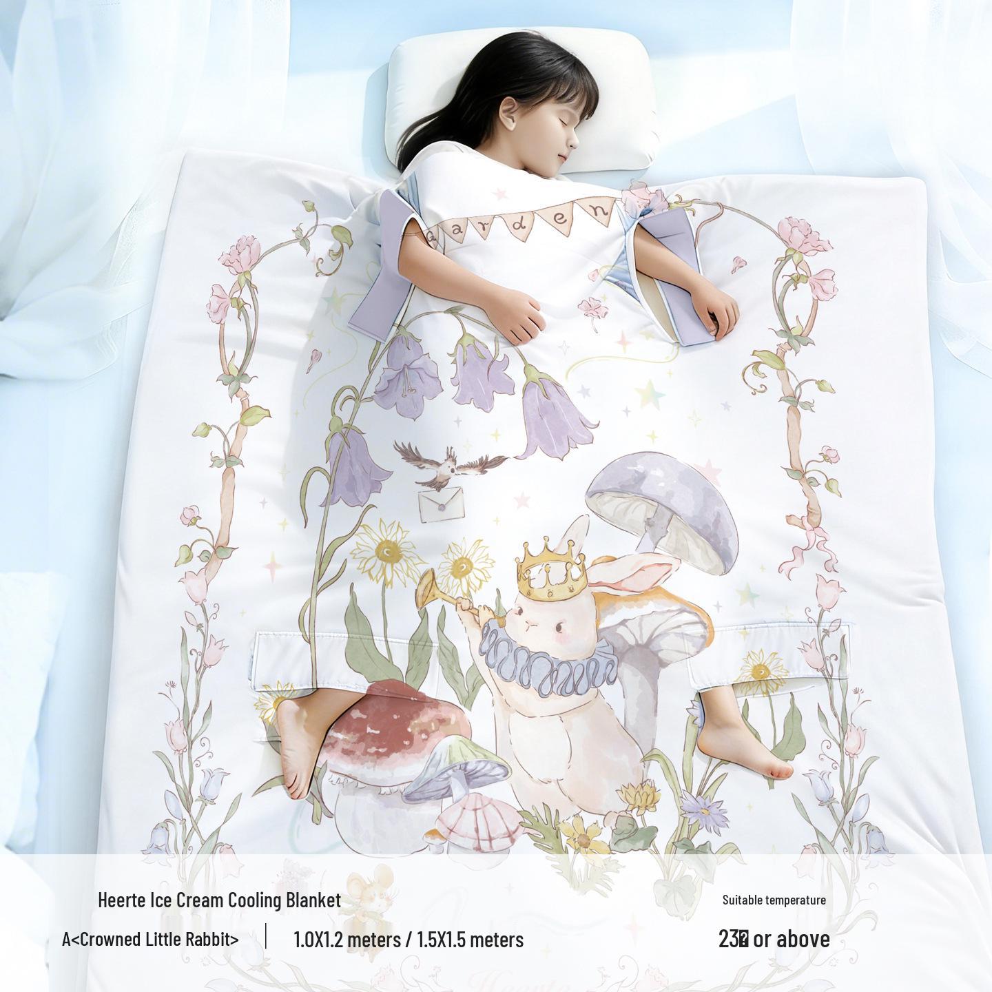 He er Te Kids Anti-kick Quilt - Thin Summer Sleeping Bag for Babies 100cm x 120cm