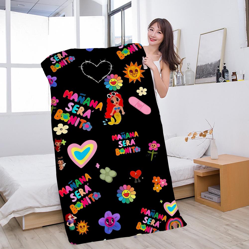 

Karol g Manana Sera Bonito Beach Towel For Kids Bath Towel Pool Towel Vacation Gift Picnic Towel Party Gift W40*H60(CM)