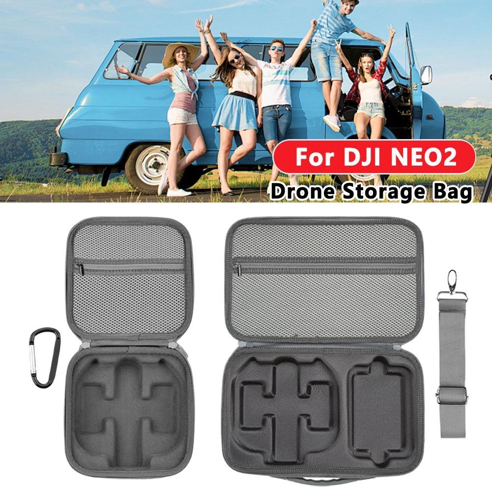 For DJI NEO 2 Drone Large Capacity PU Dedicated Storage Bag Waterproof Durable Thickened Internal Buffering Structure
