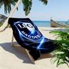 1. FC Magdeburg Print Beach Towel, Large Soft Quick Dry Towel for Beach Camping Swimming