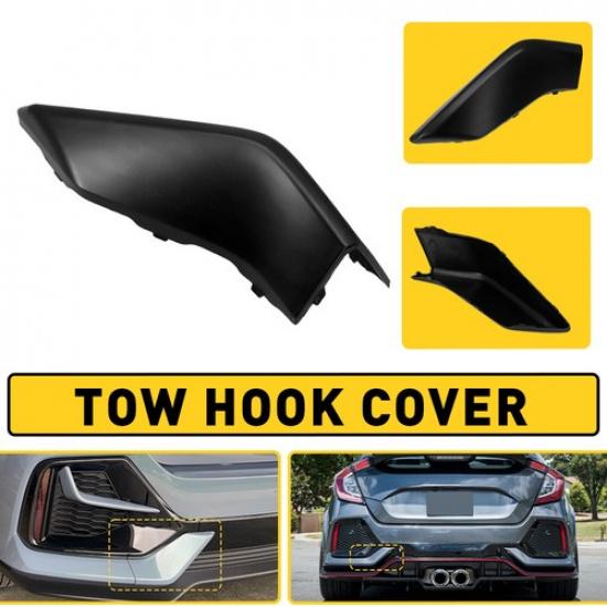 Front Bumper Tow Hook Cover Fits For Honda 2017- Hatchback Civic Waterproof