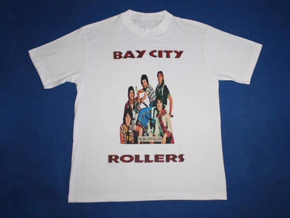 

Retro Rollermania Bay City Rollers Band Shirt Classic White Unisex S-5XL E1936 2XL