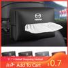 2025 Hot Car Tissue Box Interior Leather Paper Tissue Storage Box For Mazda 2 3 5 6 BL BM GJ CX3 CX4 CX5 CX-5 CX8 KE KF CX7 CX9