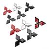 For Mitsubishi Lancer Outlander Pajero ASX Eclipse Cross Ralliart ABS Car Steering Wheel Buckle Replaced Emblem Overlay Sticker