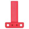 Aluminum Alloy Woodworking Scriber Ruler 100mm Length Precision Line Drawing Ruler  For Carpenters