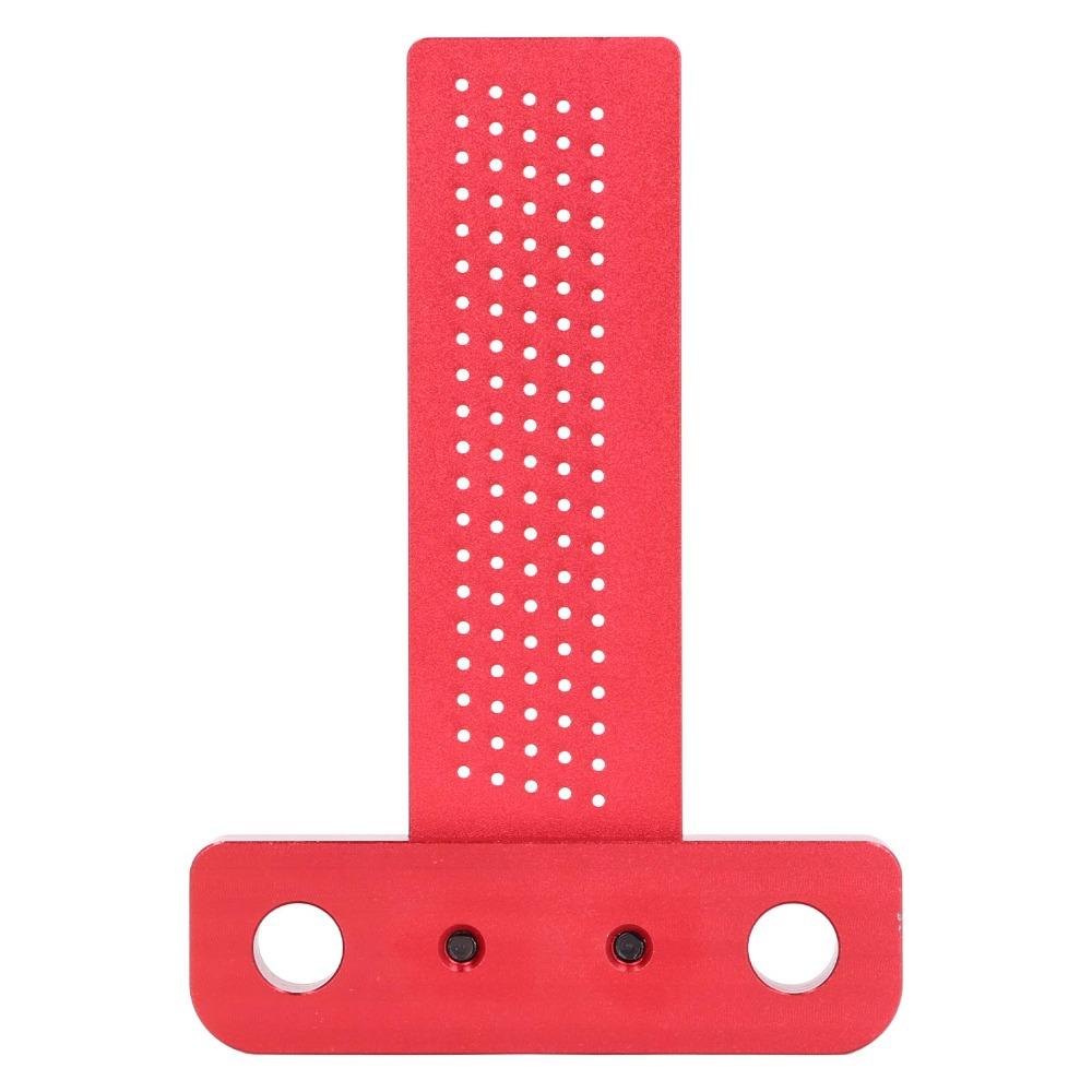 Aluminum Alloy Woodworking Scriber Ruler 100mm Length Precision Line Drawing Ruler  For Carpenters