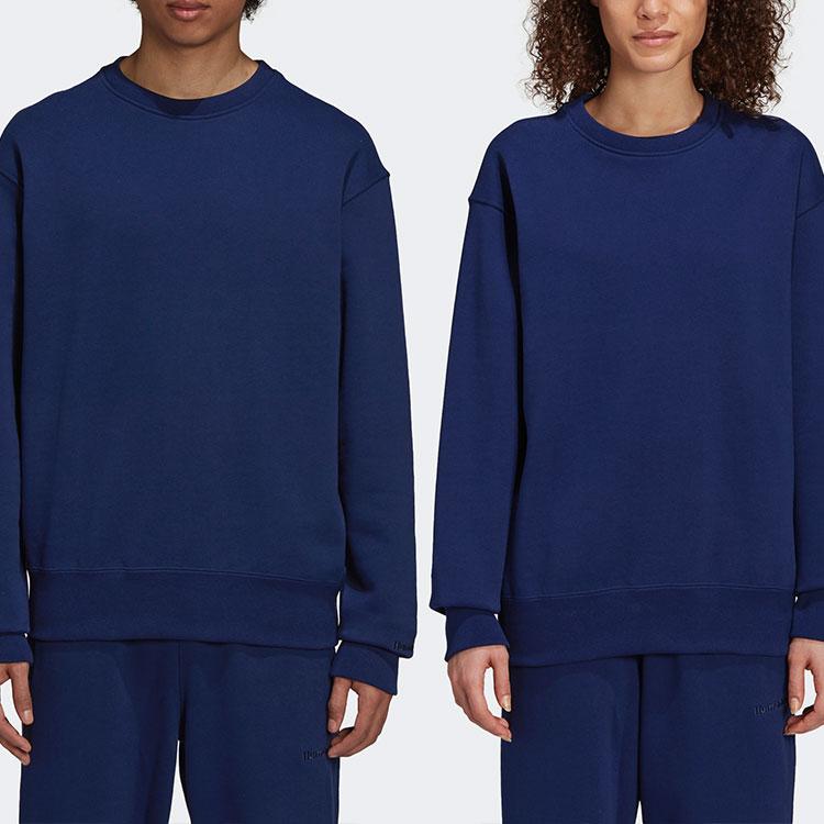 Adidas Originals Trèfle X Collaboration Pharrell Williams Sweat-shirt Décontracté à Manches Longues Homme Hauts Violet Ciel Nocturne H58306