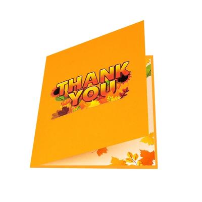 Handcrafted Thanksgiving Greeting Card Fall Harvest Decorative Card For Family Craft Activity And Home Decoration