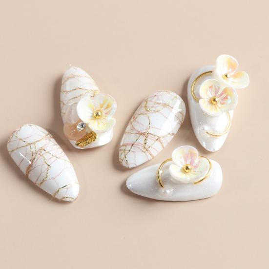 1Box Nail Mesh Stickers Paste Firmly Long Wearing Decal 3D Nail Art Mesh