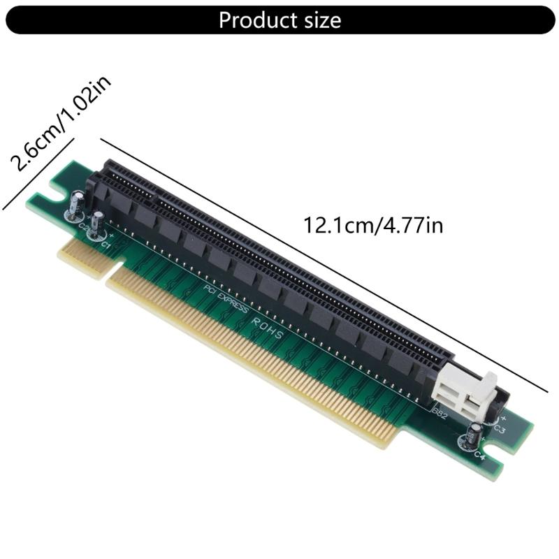 Universal PCIE 16X Testing Slot Risers Card With Toolless Installation For Stable Data Transfer