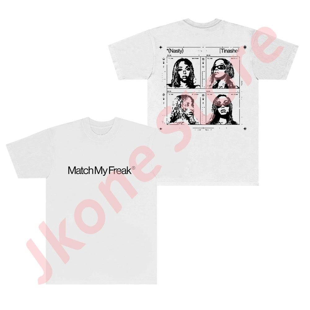 

Tinashe Match My Freak TShirts World Tour Merch Tee Cosplay Women Unisex Fashion Casual HipHop Short Sleeve Top S