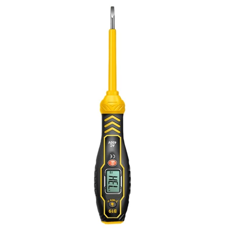 Voltage Tester, Non-Contact Voltage Tester, Electrical Tester, 11V-450V Digital Buzzer Alarm, Live Wire Tester