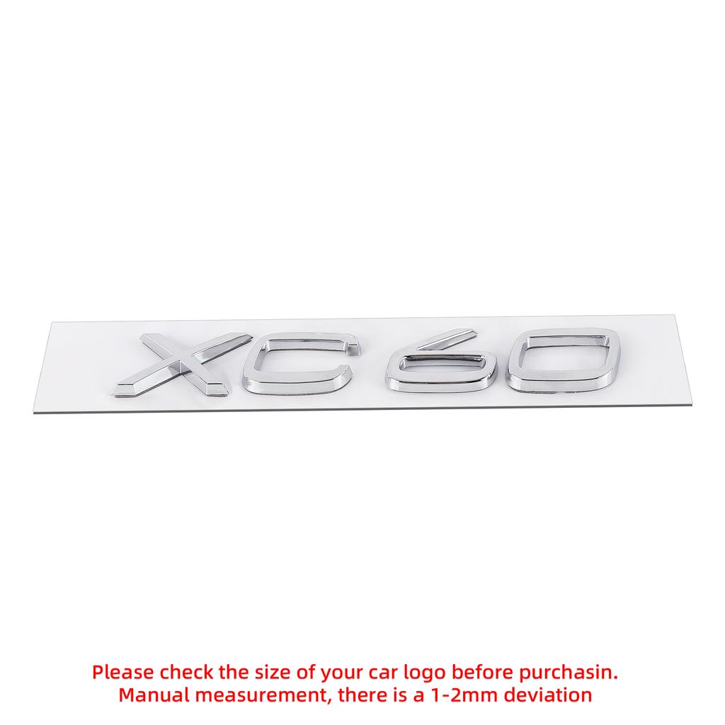 ABS Car XC Series Number Emblem Logo Sticker Rear Trunk Decals Accessories For Volvo XC40 XC60 V70 S60 XC90 S80 V40 XC70 V50 AWD