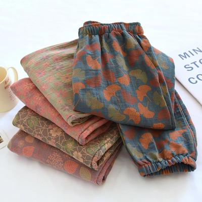 Summer Spring Women's Fashion Pants Comfortable Cotton Casual Pants Leg Trousers Long Pants