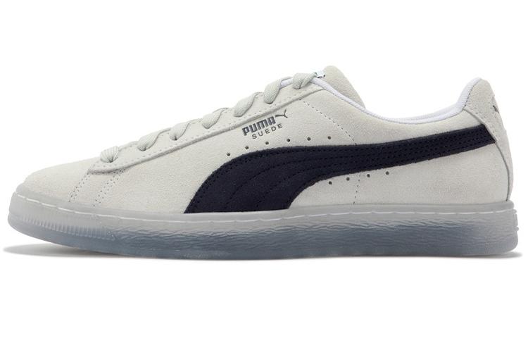 PUMA Suede Translucent White Black 383894-03 45