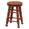 Realistic Wood Stool Zakka Realistic Pretend Play for Role Display Round Top Stool Model Vintage Stool 1:12 Doll House