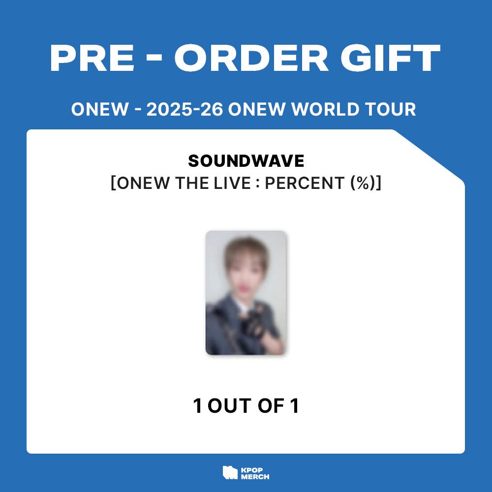 [Pre-order] ONEW - 2025-26 ONEW World Tour [ONEW THE LIVE : PERCENT]