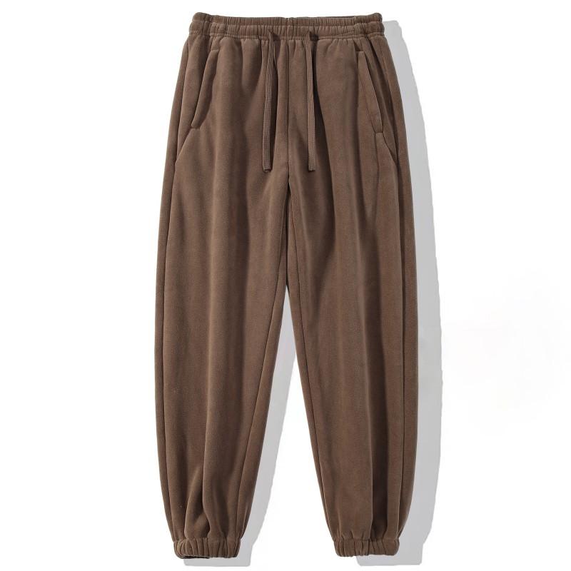 Mens Plus Size Fleece Lined Warm Pants Thick Thermal Underwear Joggers Winter Daily Wear