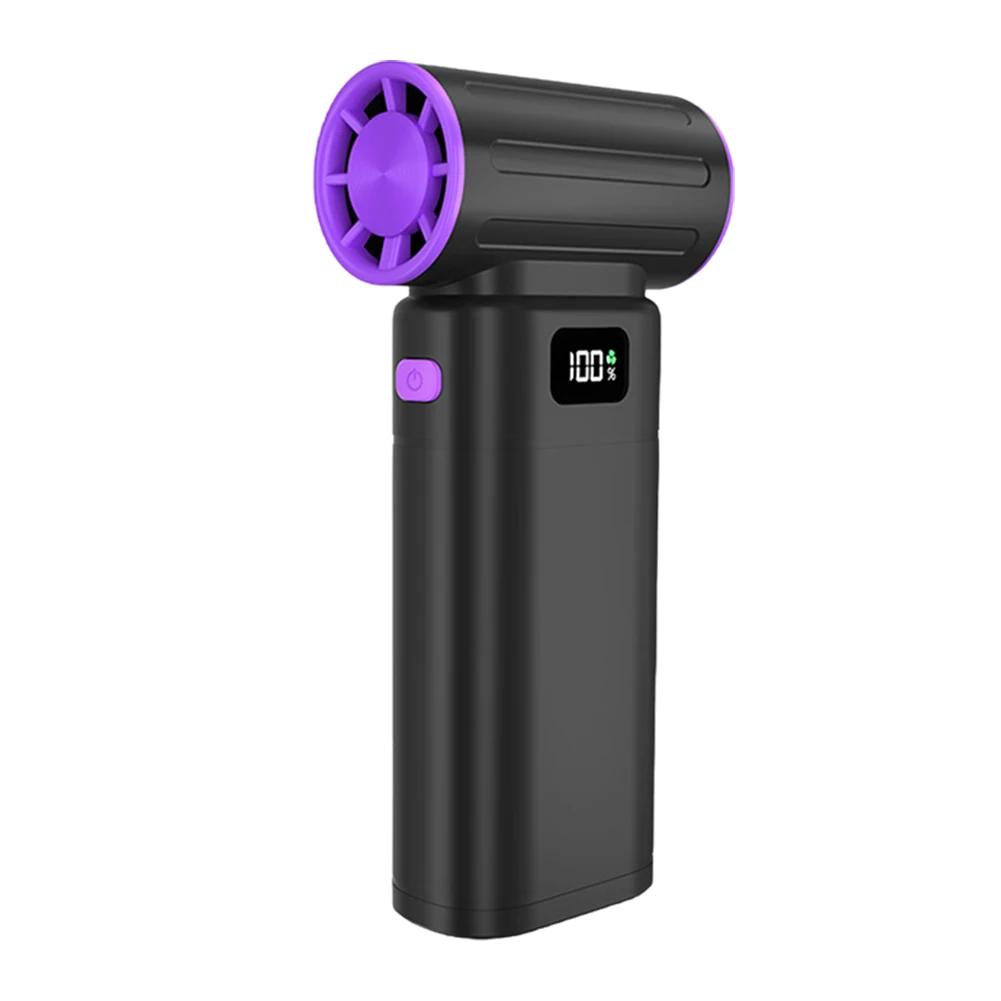 Multifunctional Mini Turbo Fan Electric Air Duster Wireless Dust Blower USB Rechargeable Portable Fan for Outdoor Use