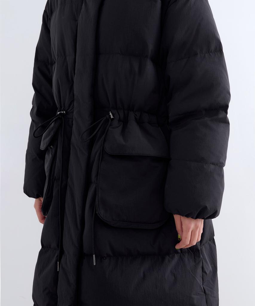 Musinsa Standard Woman Women'S Oversized Hooded Long Down Parka [Black]