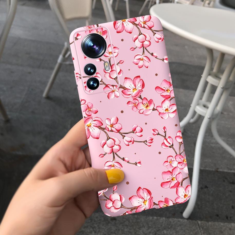 For Xiaomi 12 Pro 5G Case Cute Cartoon Painted Matte Cover For Xiaomi Mi 12 Pro 5G Global Funda on Xiomi 12 Pro Mi12 12X 5G Capa