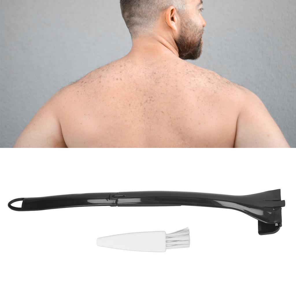 Back Trimmer Long Handle Foldable Comfy Back Cleaning Manual Back Trimmer for Men Manual Back Hair Trimmer Back Cleaning Trimmer