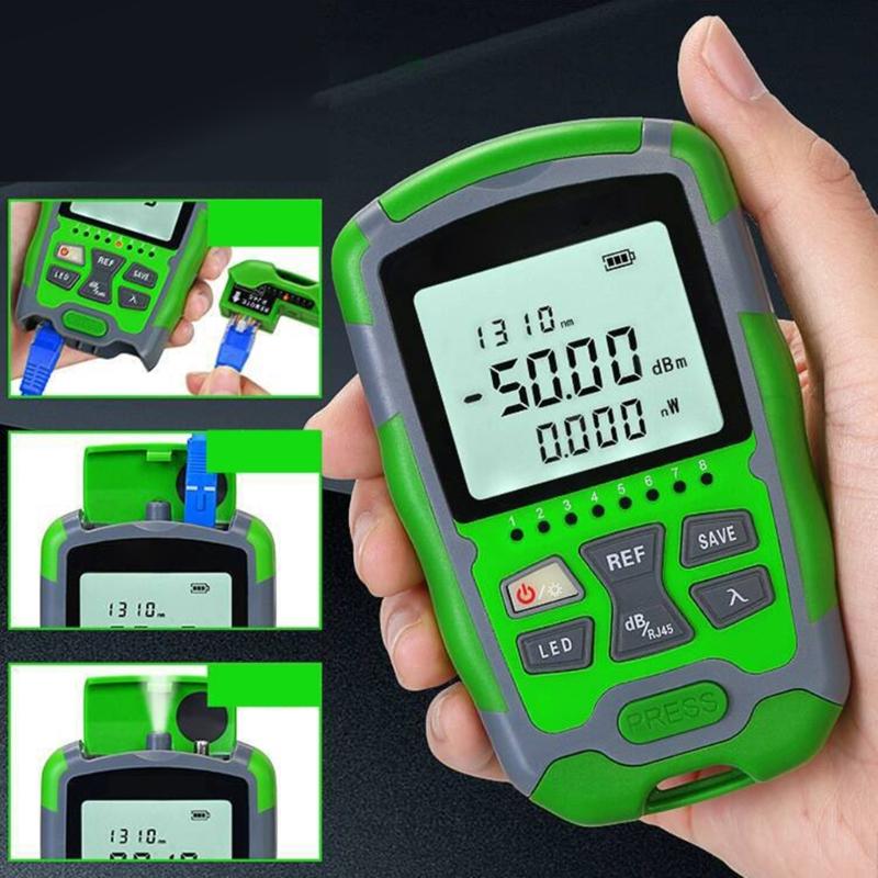 3 in 1 Portable Fiber Opticals Tester With High Accuracy Light Power Measurement And Networking Cable Testing